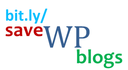Save WP Blogs! Recycle them! check this link: http://bit.ly/saveWPblogs